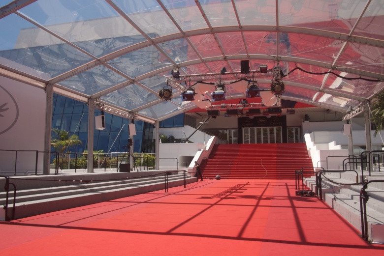 2017年5月，法国蔚蓝海岸，戛纳电影节的红毯